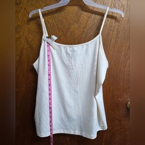 Lane Bryant Cream Spaghetti Strap Camisole